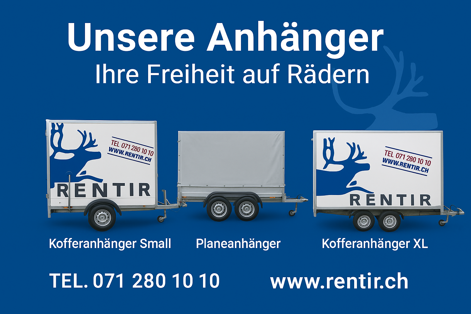 Rentir Anhänger zu vermieten