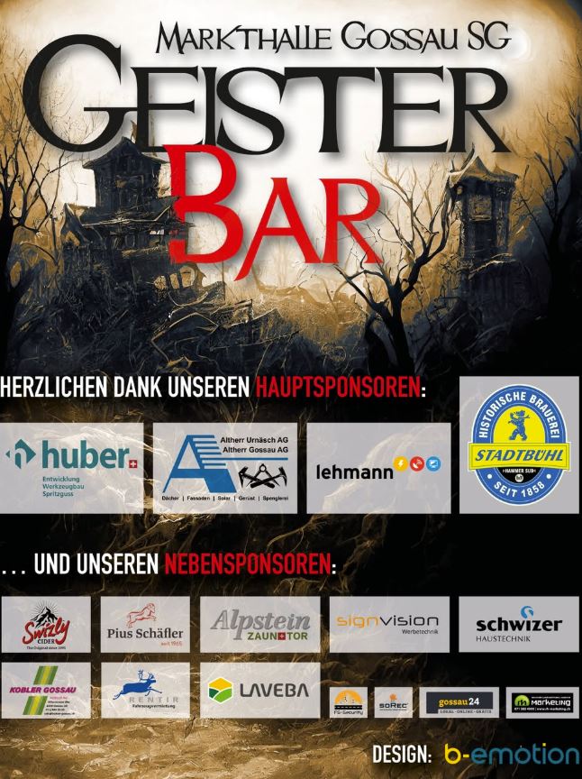 Geister Bar Gossau 2026